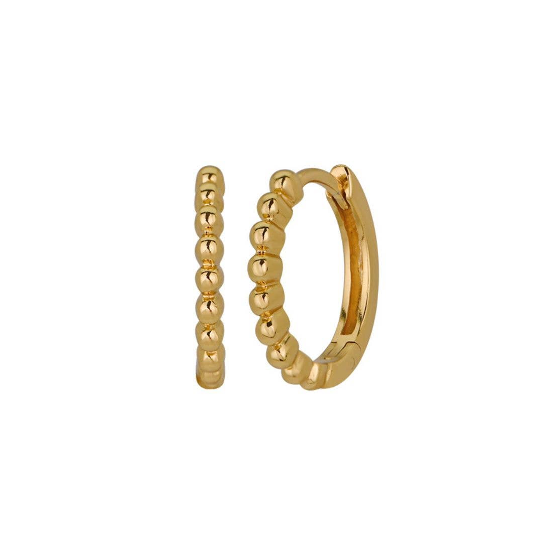 Pippa Beaded Hoops