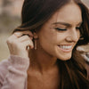 Hammered Bar Earrings