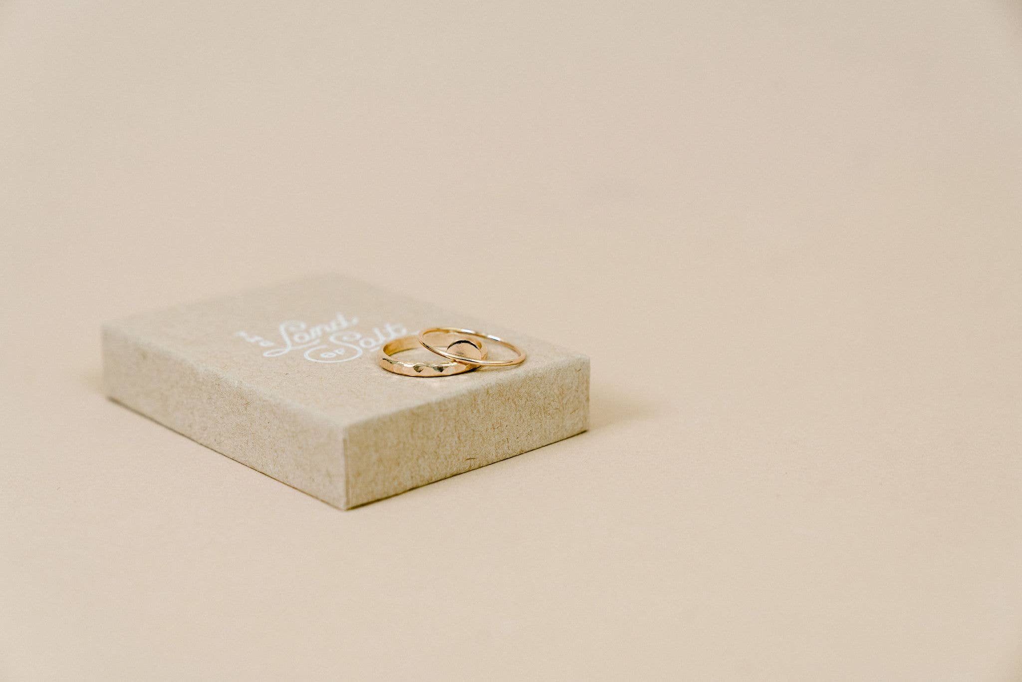 Dainty Half Moon Stacking Ring