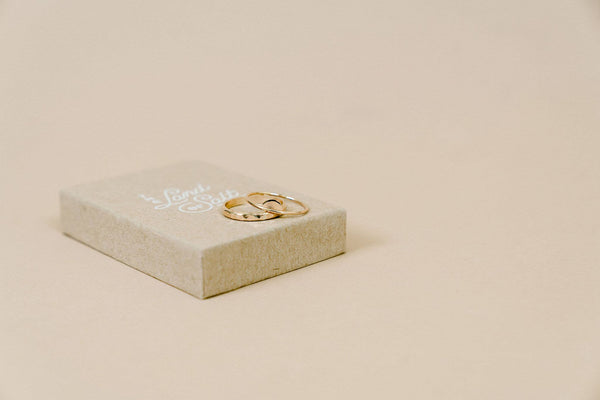 Dainty Half Moon Stacking Ring