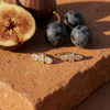 Trio Crystal Hoop Earrings