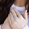 Stone Abstract Stacking Ring