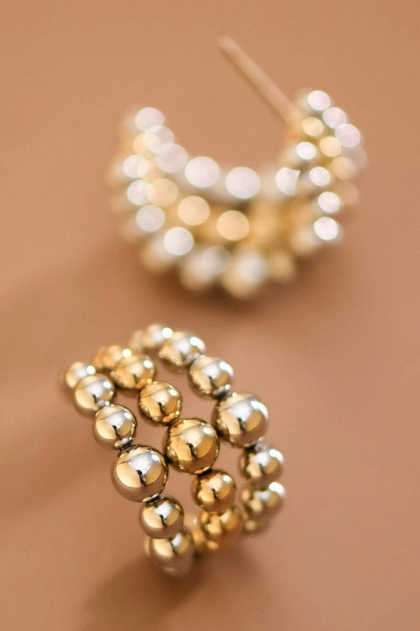 Dottie Dual Tone Hoops