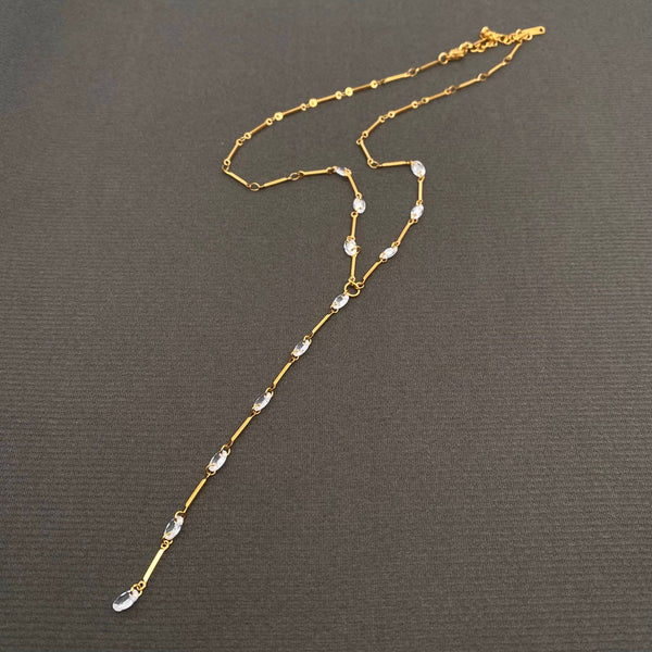Linked Y Necklace