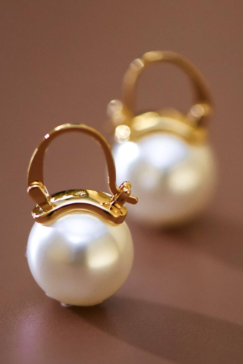 Bubble Pearl Drop Earrings