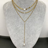 Freshwater Pearl Y-neck Necklace -