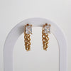 Nova Chain Drop Earrings