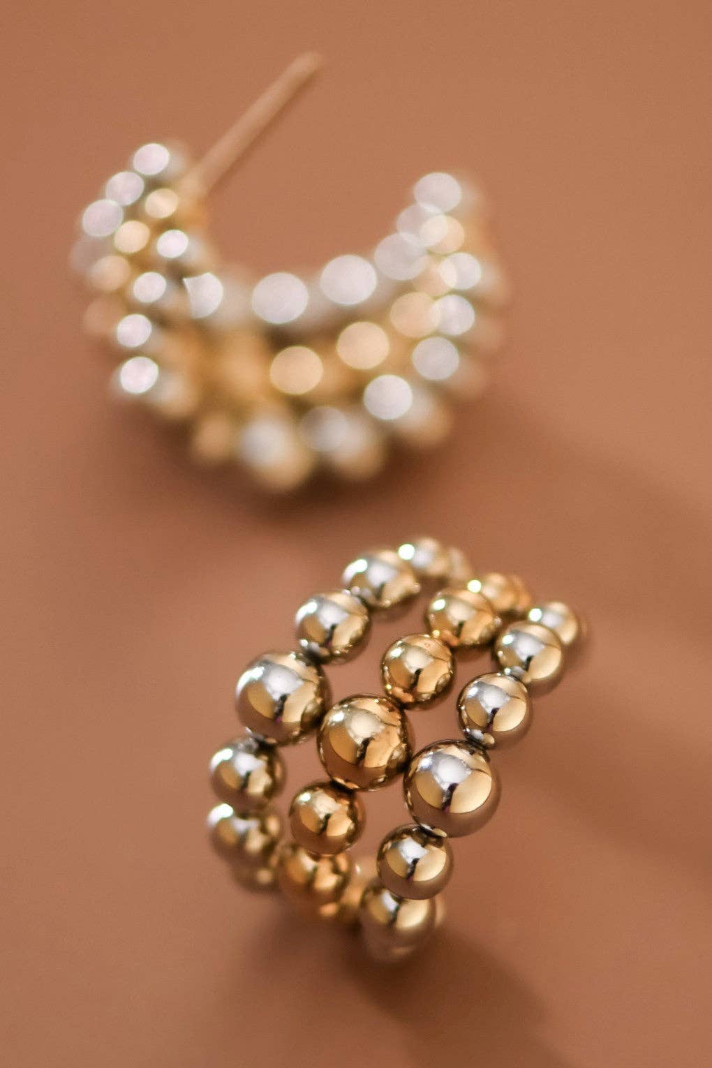 Dottie Dual Tone Hoops