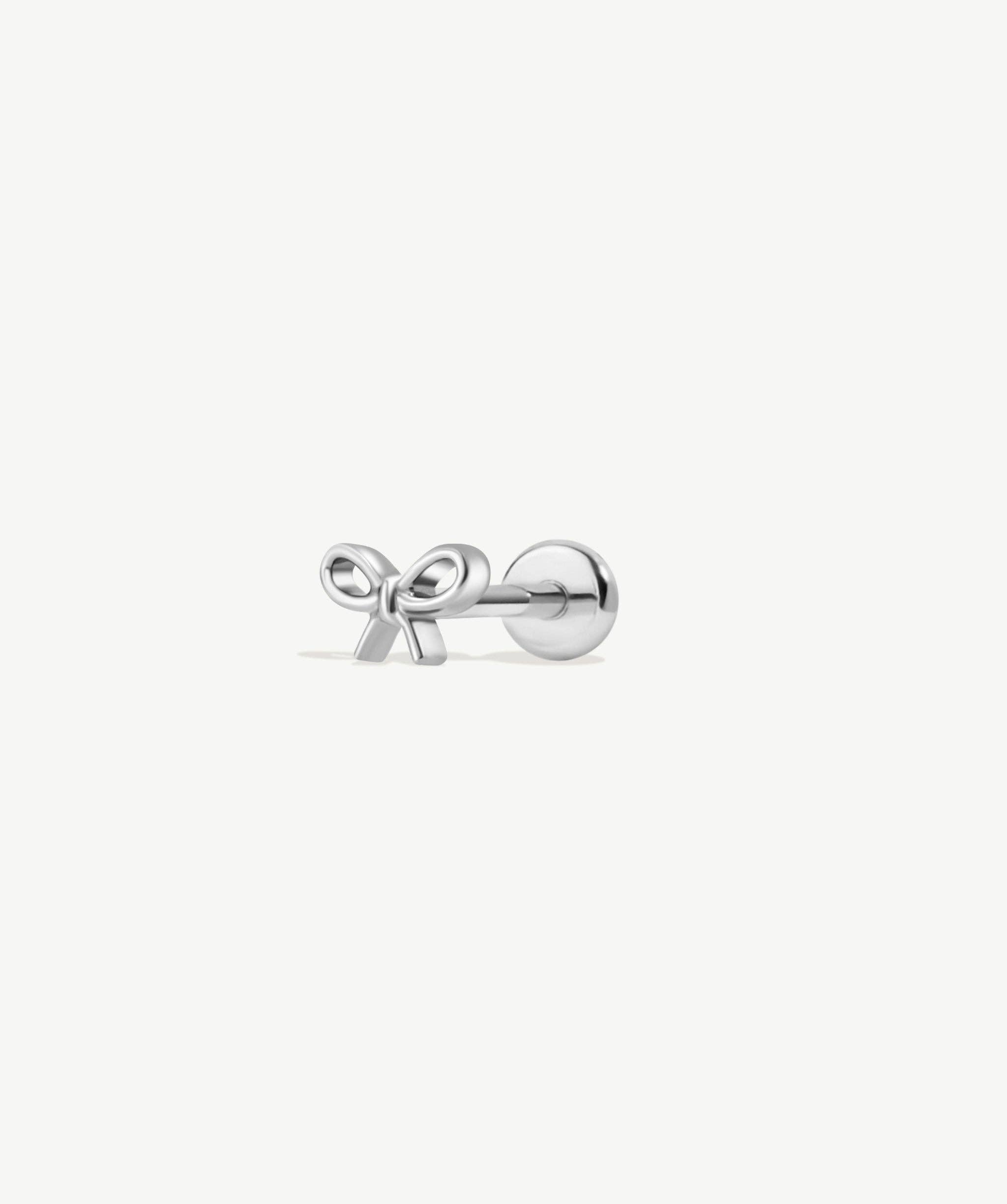 Bow Flat Back Stud