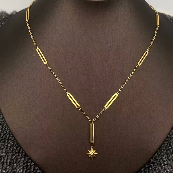 CZ Star Charm Necklace