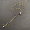 Shell Fish Y Necklace