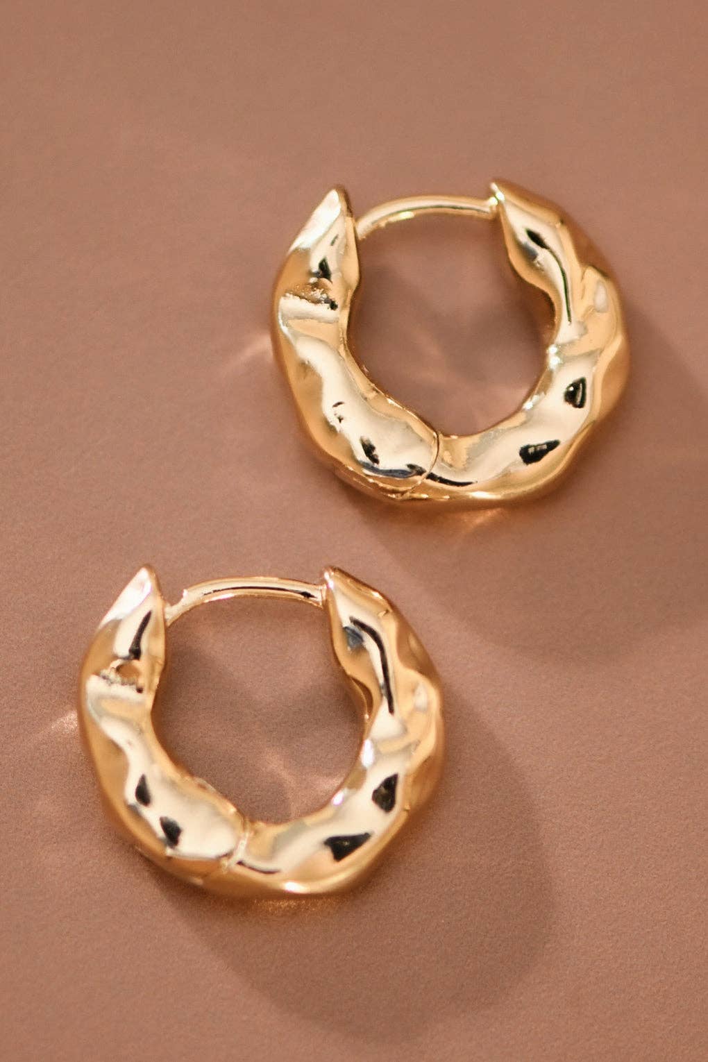 Stevie Hammered Hoops