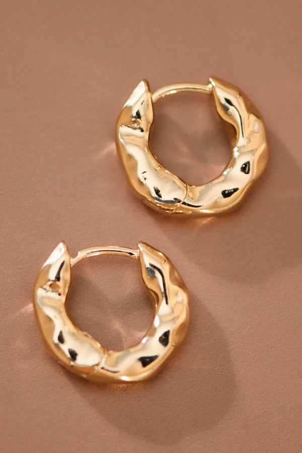 Stevie Hammered Hoops