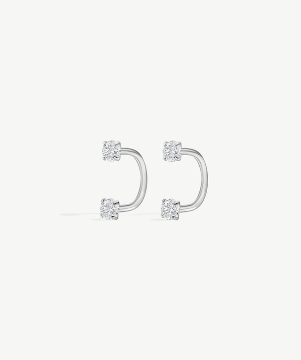 Bold Arc Hoop Earrings