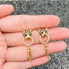 Leopard Point Earrings
