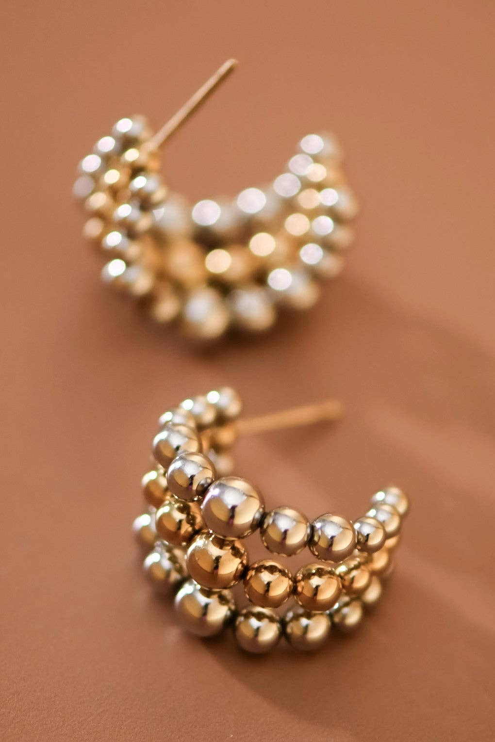 Dottie Dual Tone Hoops