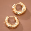 Stevie Hammered Hoops