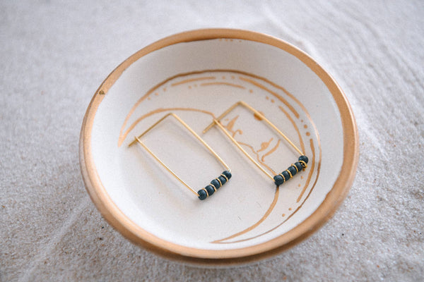 Elle Rectangle Hoops