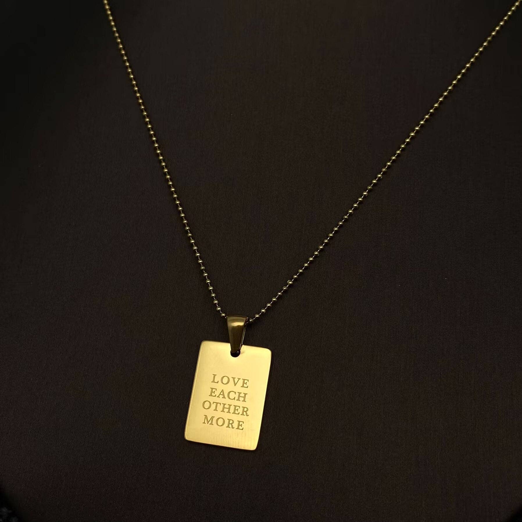 Inspiring Square Necklace
