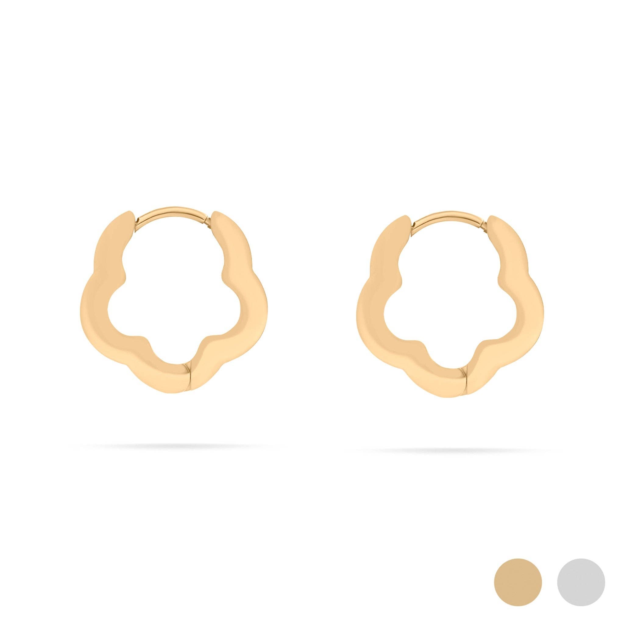 Flora Huggie Earrings