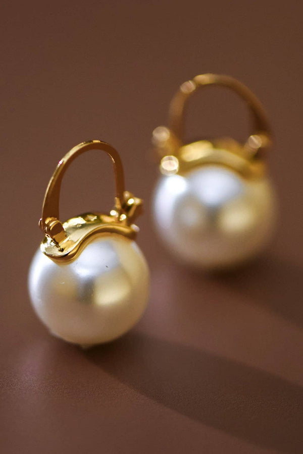 Bubble Pearl Drop Earrings