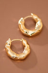 Stevie Hammered Hoops