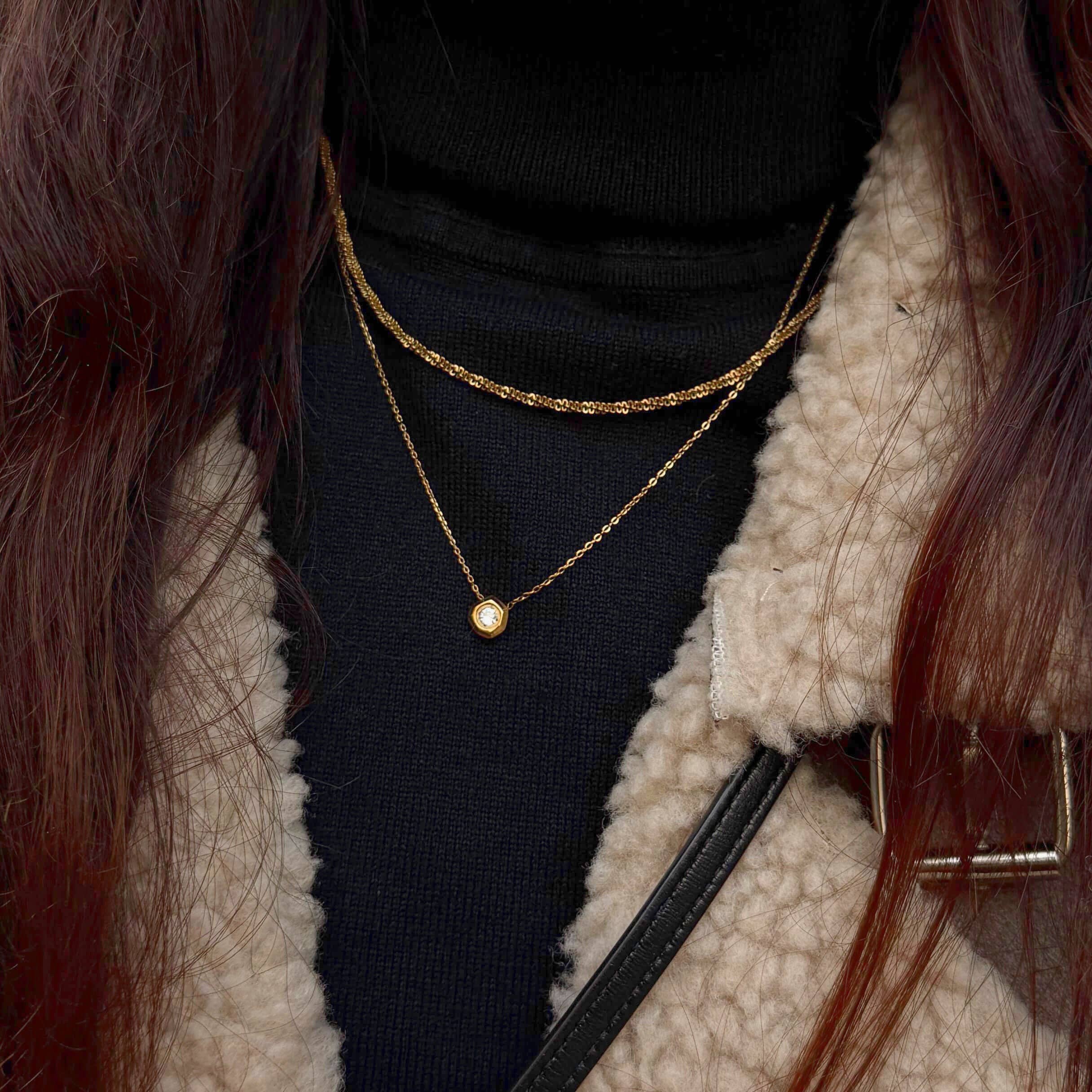 Hexa Spark Necklace