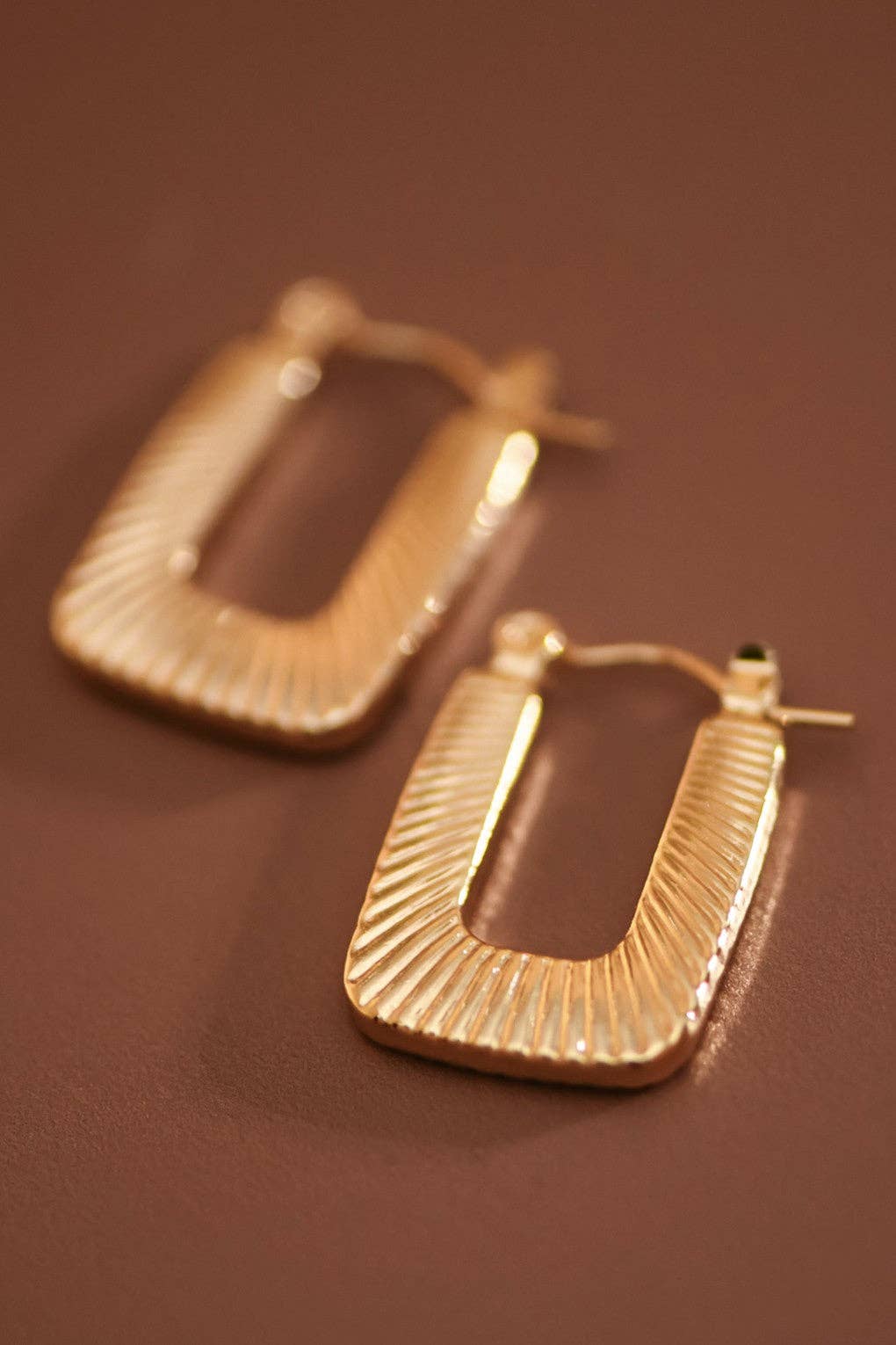 Sydney Square Hoop Earrings