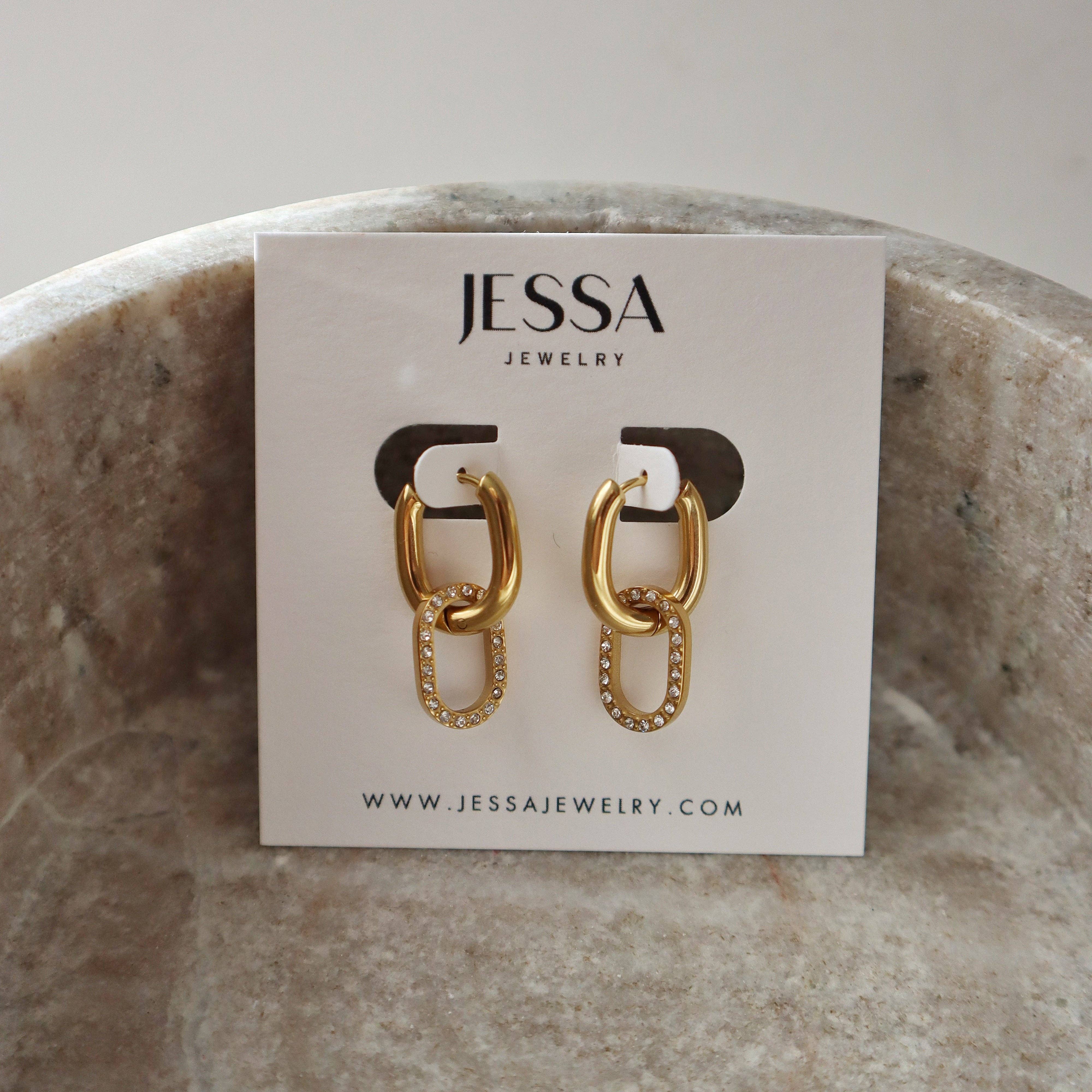 Arabella Double Hoop