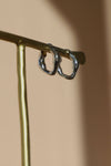 ORGANIC SILVER HOOPS