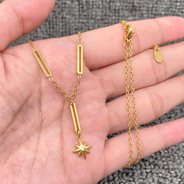 CZ Star Charm Necklace