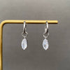Marquise Huggie Earrings