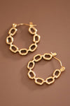Margot Link Hoop Earrings
