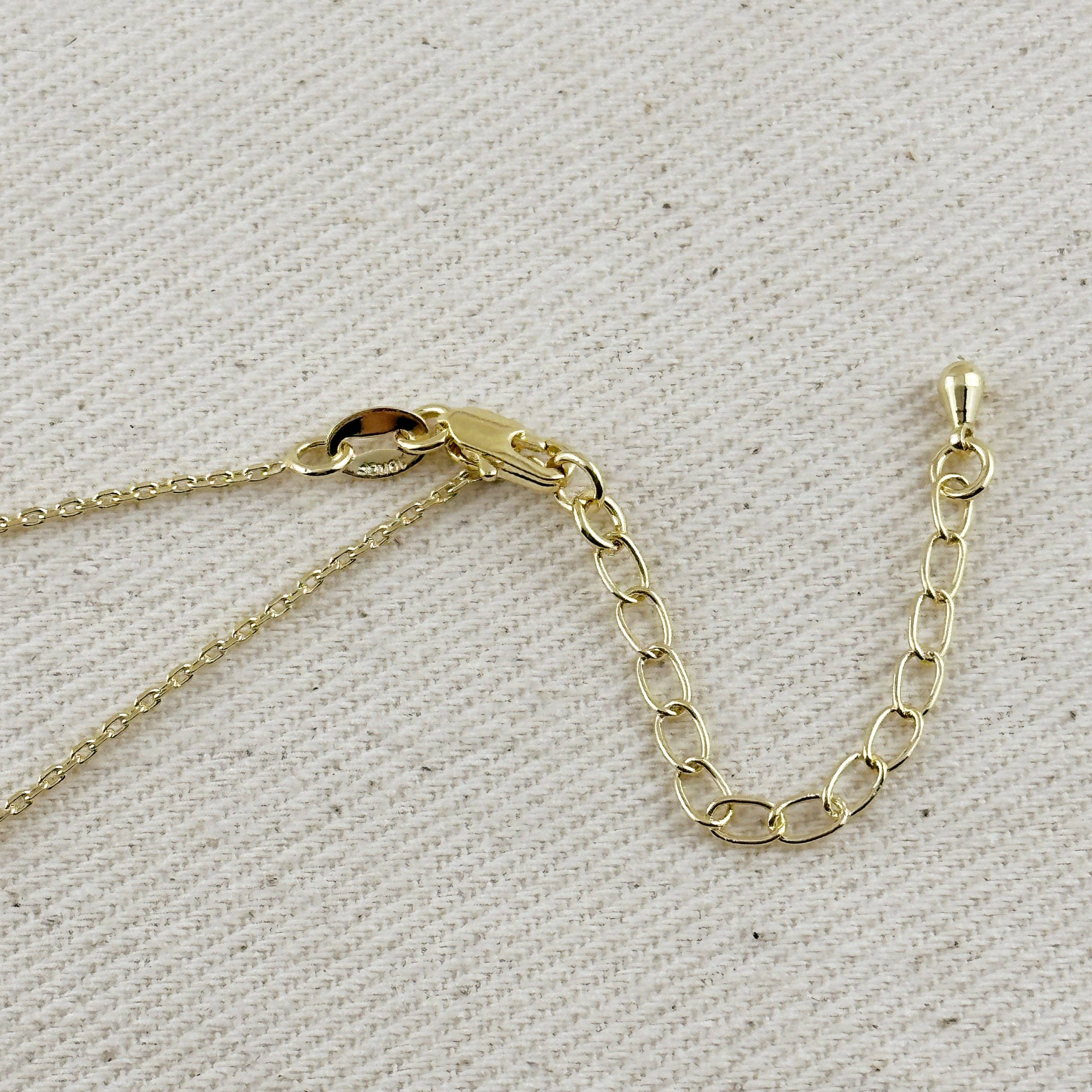Cross Plate Necklace