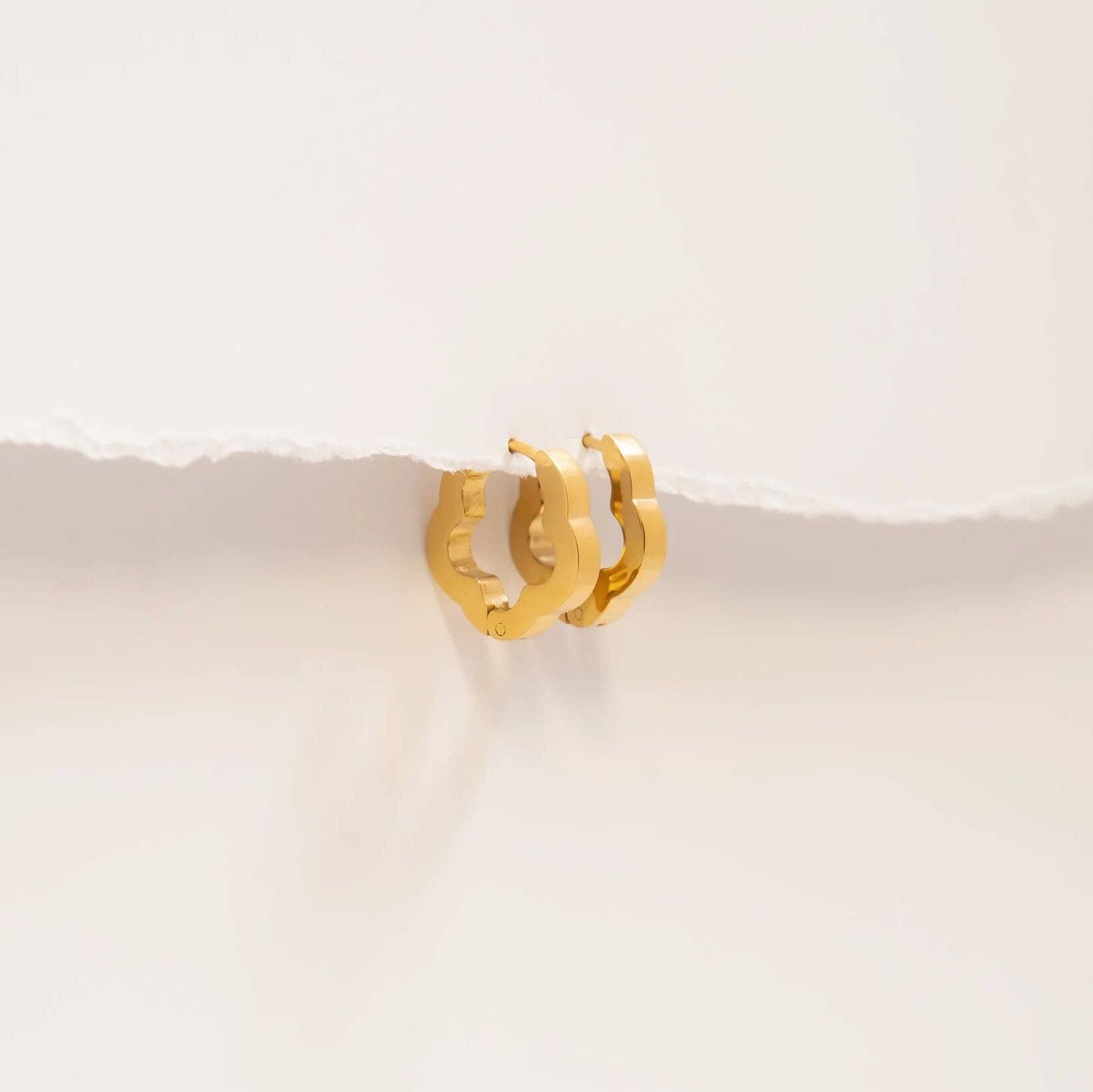 Flora Huggie Earrings