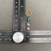 Colored Zirconl Huggie Earrings