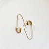Safety Pin Hoops