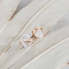 Herkimer Diamond Wrapped Earrings