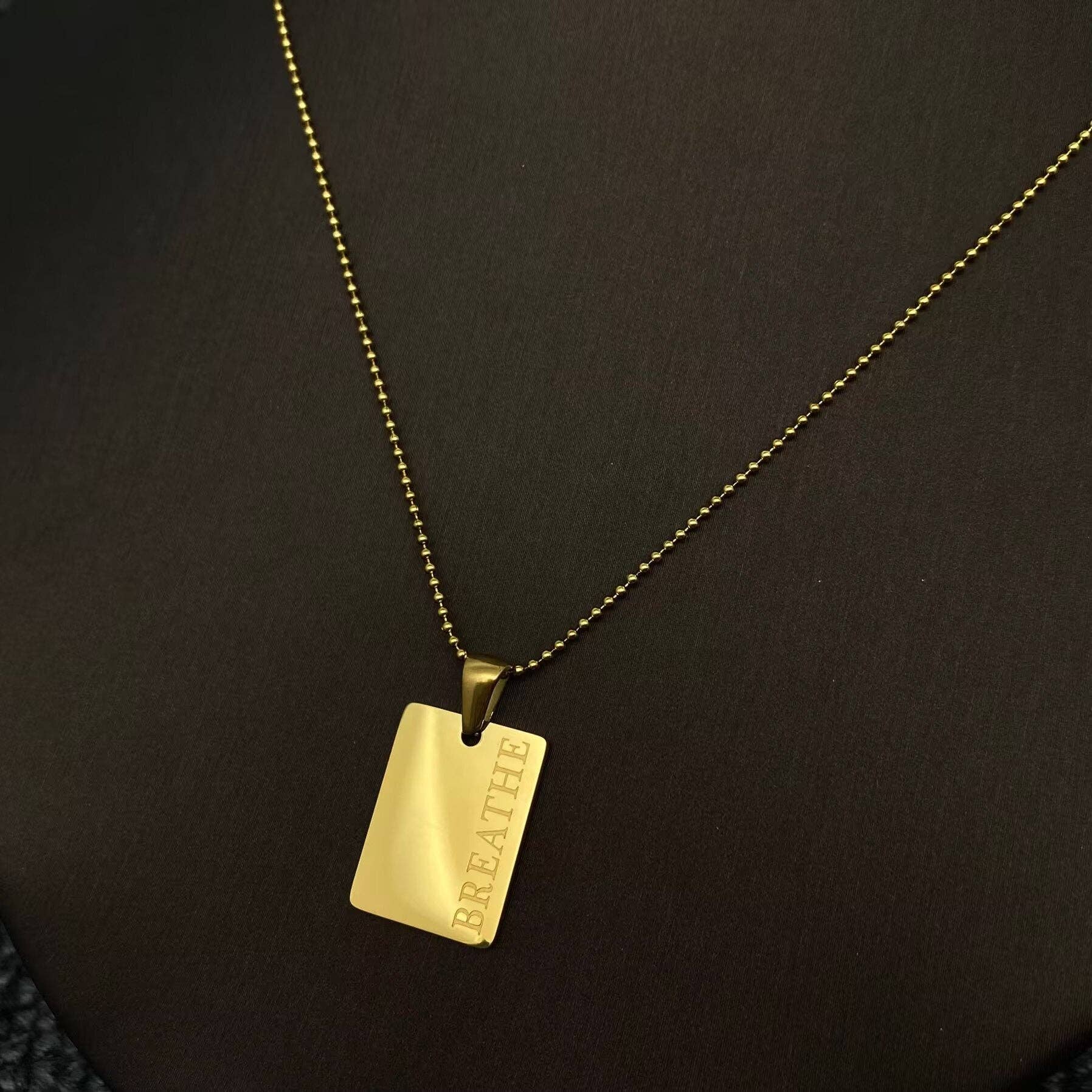 Inspiring Square Necklace