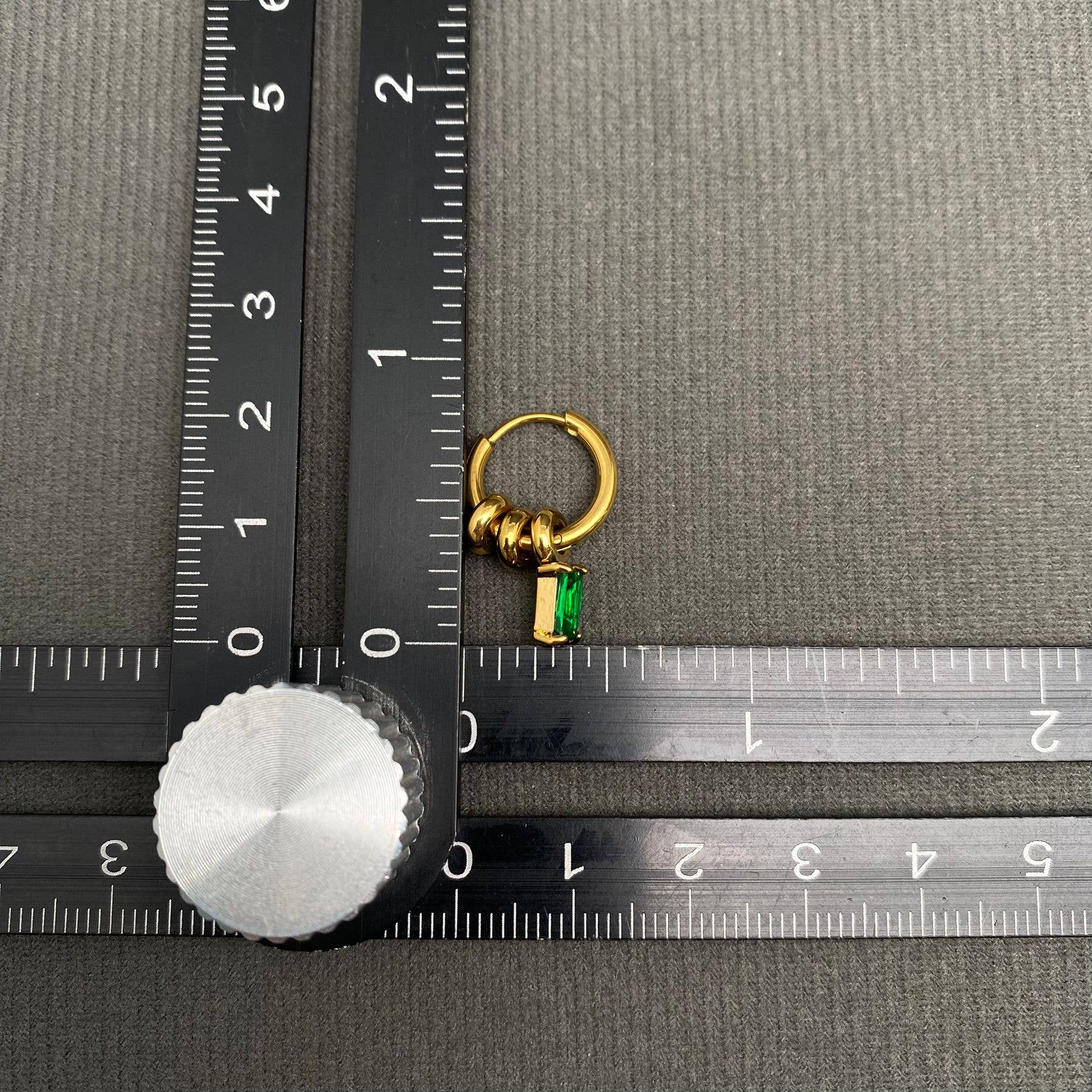Zircon & Ring Huggie
