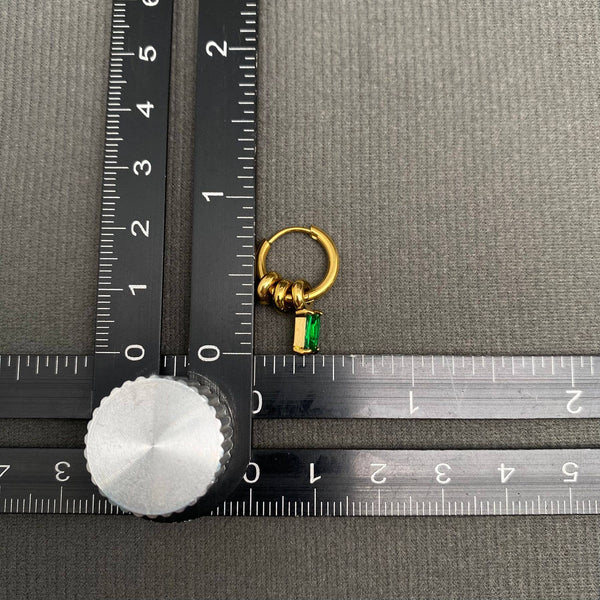 Zircon & Ring Huggie