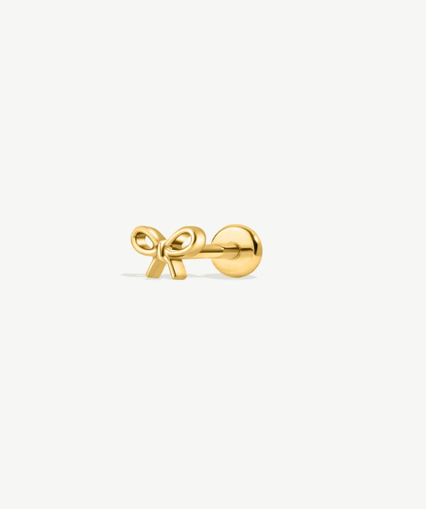 Bow Flat Back Stud
