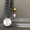 Asymmetric Zircon Huggie Earring