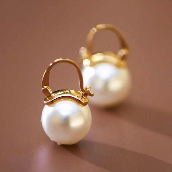 Bubble Pearl Drop Earrings