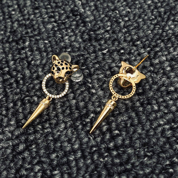 Leopard Point Earrings