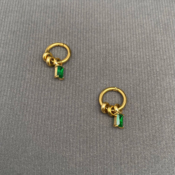 Zircon & Ring Huggie