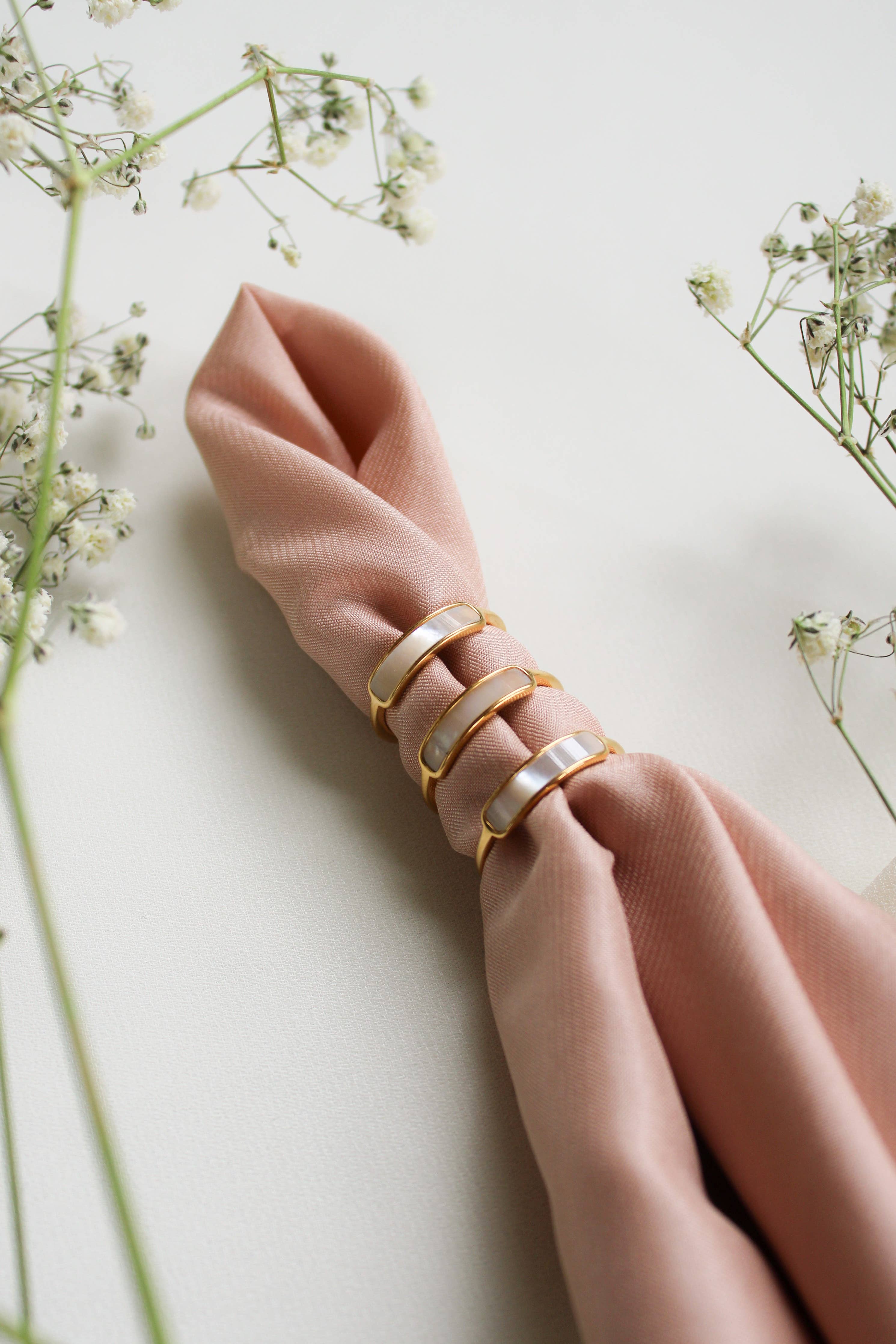 Iridescent Band Gold Ring