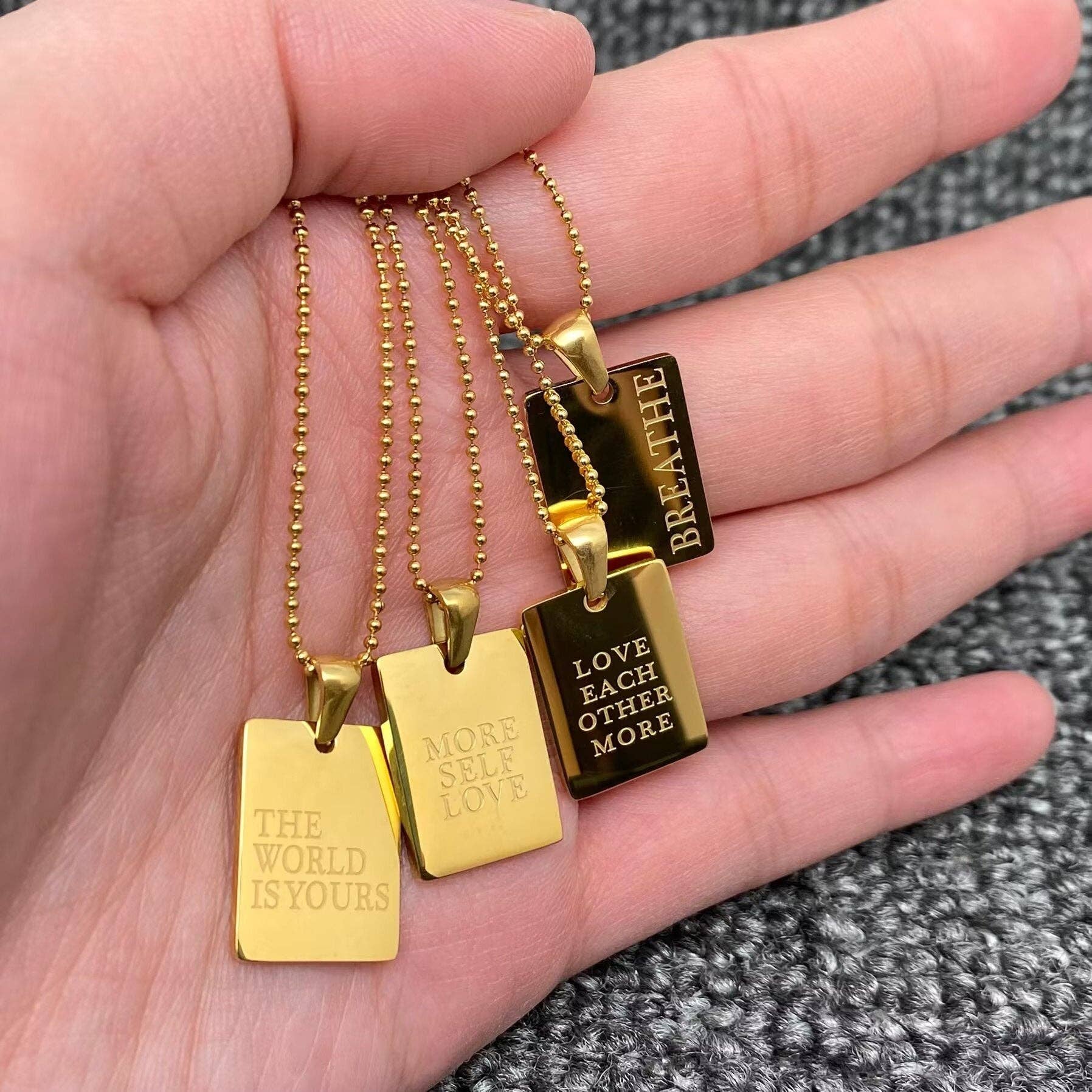 Inspiring Square Necklace