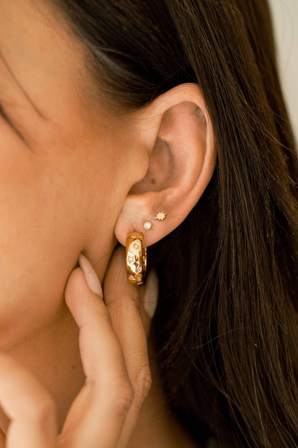 Starburst Stud Earring