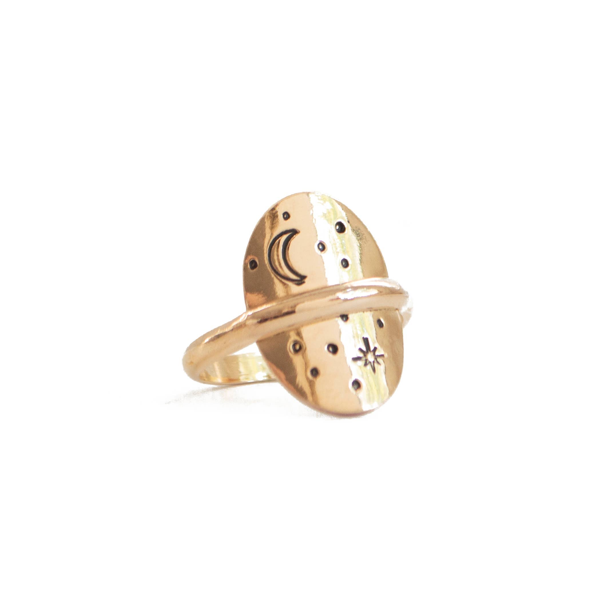 Big Sky Star and Moon Ring